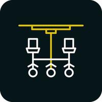 Chandelier Vector Icon Design