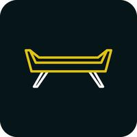 Settee Vector Icon Design