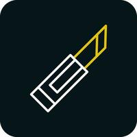 Surgical knife Vector Icon Design