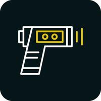 Thermometer gun Vector Icon Design