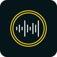 Sound waves Vector Icon Design