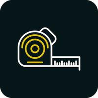 Measuring tape Vector Icon Design