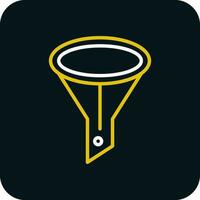 Funnel Vector Icon Design