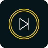 Skip Vector Icon Design