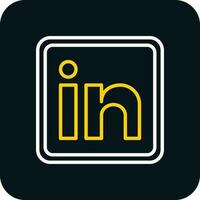 Linkedin Vector Icon Design