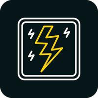 Lightning Bolt Vector Icon Design