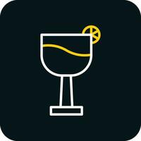 Cocktail Glass Vector Icon Design