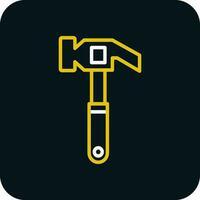 Hammer Vector Icon Design