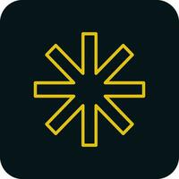 Asterisk Vector Icon Design