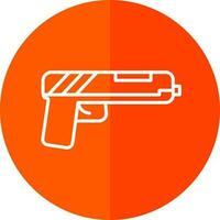 diseño de icono de vector de pistola