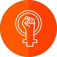 Feminism Vector Icon Design