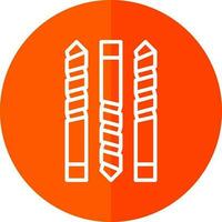 Drill Bit Vector Icon Design