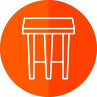 Stool Vector Icon Design