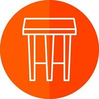 Stool Vector Icon Design