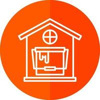 House Paint Vector Icon Design