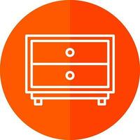 Chest of Drawers Vector Icon Design