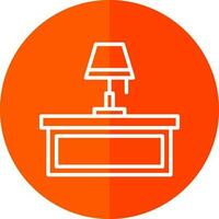 Desk Lamp Vector Icon Design