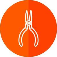 Needle nose pliers Vector Icon Design