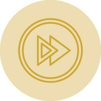 Fast Forward Vector Icon Design