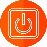 Power Button Off Vector Icon Design