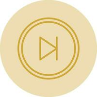 Skip Vector Icon Design