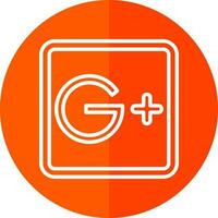 Google Plus Vector Icon Design