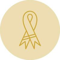 Purple ribbon Vector Icon Design