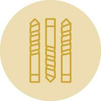 Drill Bit Vector Icon Design