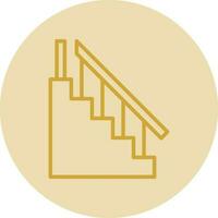 diseño de icono de vector de escalera