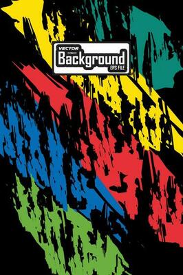 Abstract colorful background with grunge texture