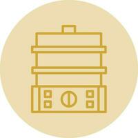 Food Steamer Vector Icon Design