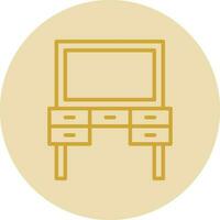 Dressing Table Vector Icon Design