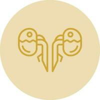 Kidneys Vector Icon Design