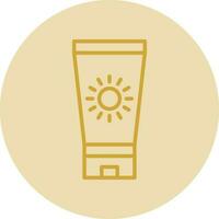 Sun block Vector Icon Design