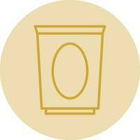 Dustbin Vector Icon Design