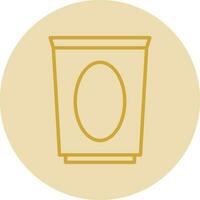 Dustbin Vector Icon Design