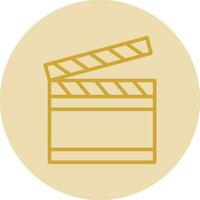 Clapperboard Vector Icon Design