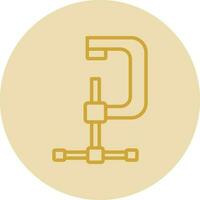 Clamp Vector Icon Design