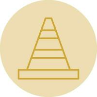 Traffic cone Vector Icon Design
