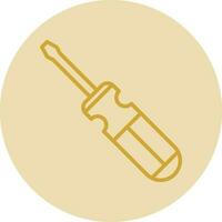 Screwdriver Vector Icon Design