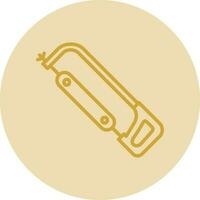 Hacksaw Vector Icon Design