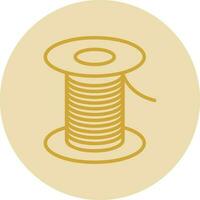 Wire roll Vector Icon Design