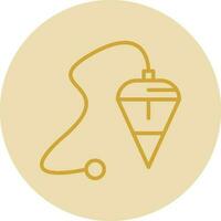 Plumb bob Vector Icon Design