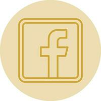 Facebook Logo Vector Icon Design