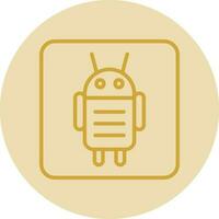 Android Character Vector Icon Design