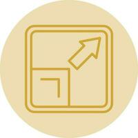 Increase Size Vector Icon Design