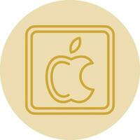 Apple Logo Vector Icon Design