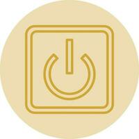Power Button Off Vector Icon Design