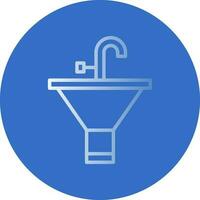 Bathroom Sink Vector Icon Design