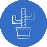 Cactus Pot Vector Icon Design